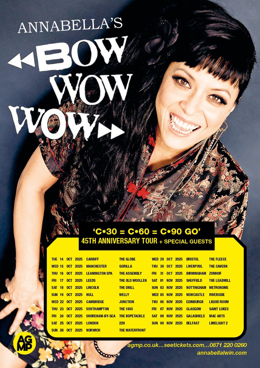 Bow Wow Wow C-30, C-60, C-90 GO! 45th Anniversary Tour Poster 2026